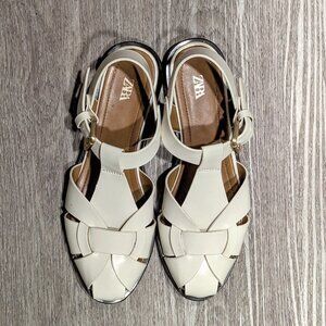 Zara Fisherman Sandals Size 6